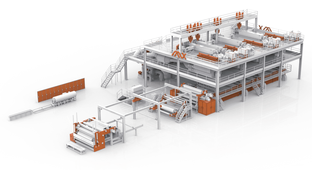 Machine Non Tissé Spunbond SSSS AZX SSSS Spunbond Nonwoven Machine e1716627914729